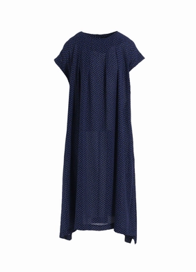 POLYESTER GEORGETTE PRINT FRENCH SLEEVE ONE PIECE Sleek Motion