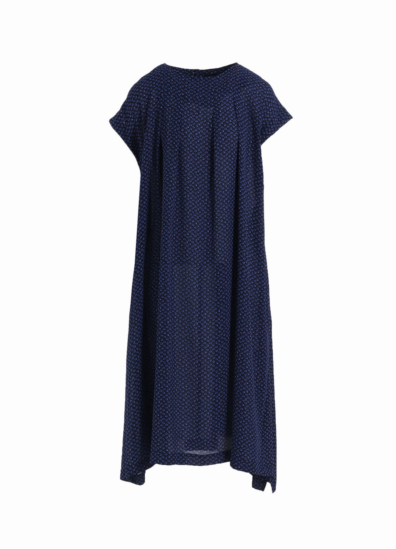 POLYESTER GEORGETTE PRINT FRENCH SLEEVE ONE PIECE Sleek Motion