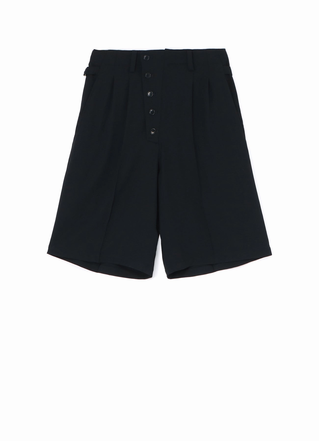 WaterRepellent POLYESTER WASHER TWILL BUTTON-UP SHORTS