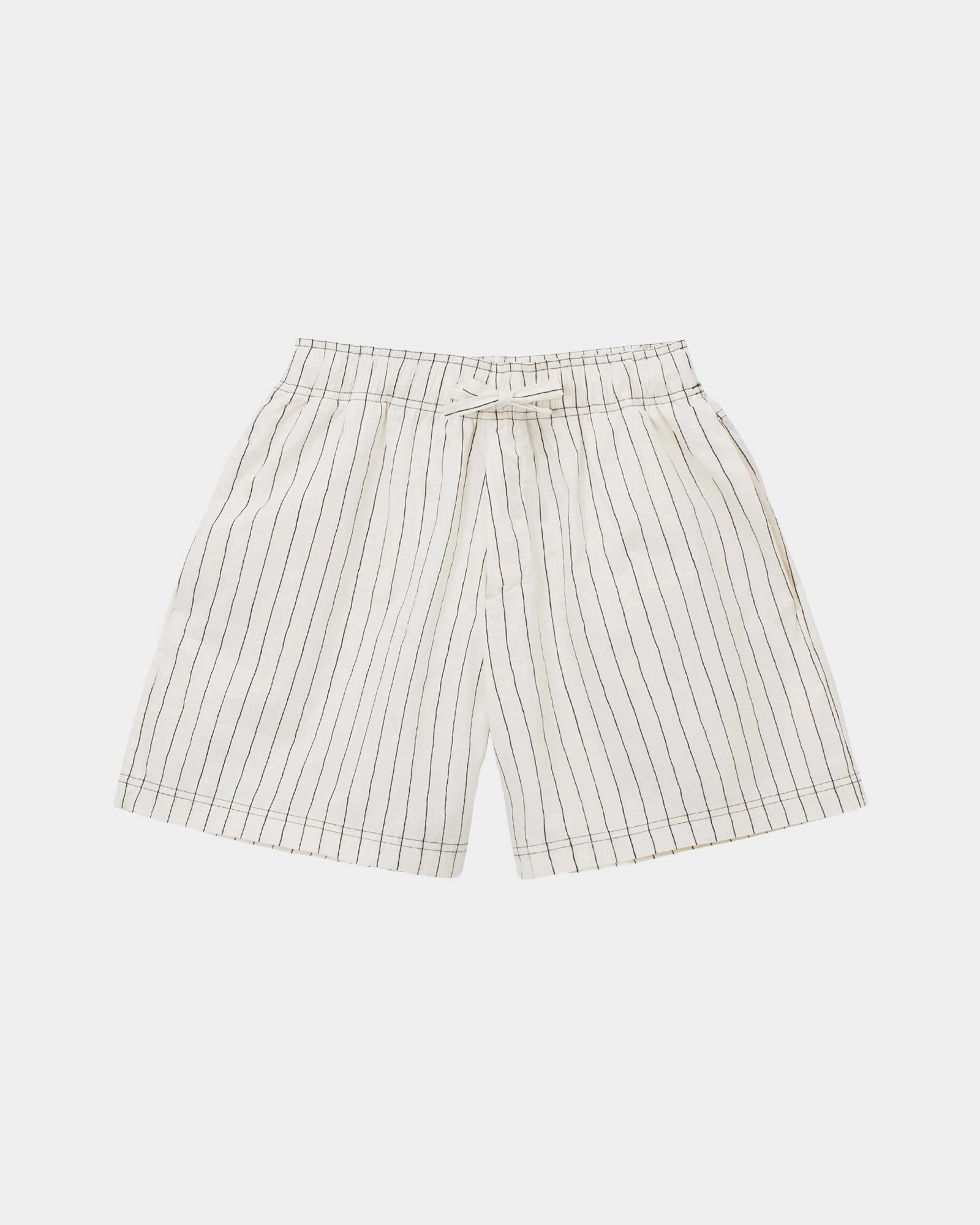 POPLIN PYJAMA SHORTS Faux Leather