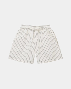 POPLIN PYJAMA SHORTS Faux Leather