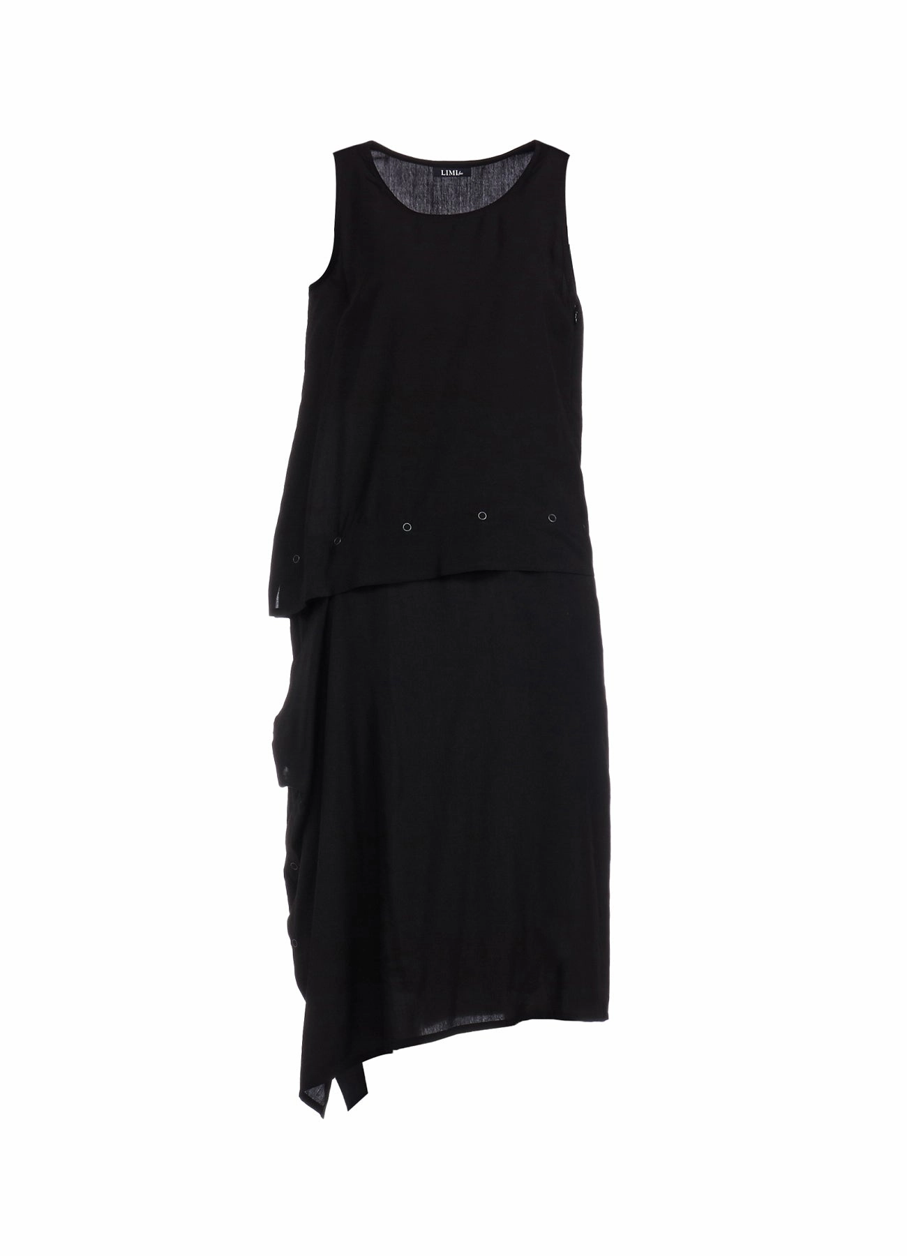POPLIN SNAP SLEEVELESS DRESS Layered Wear