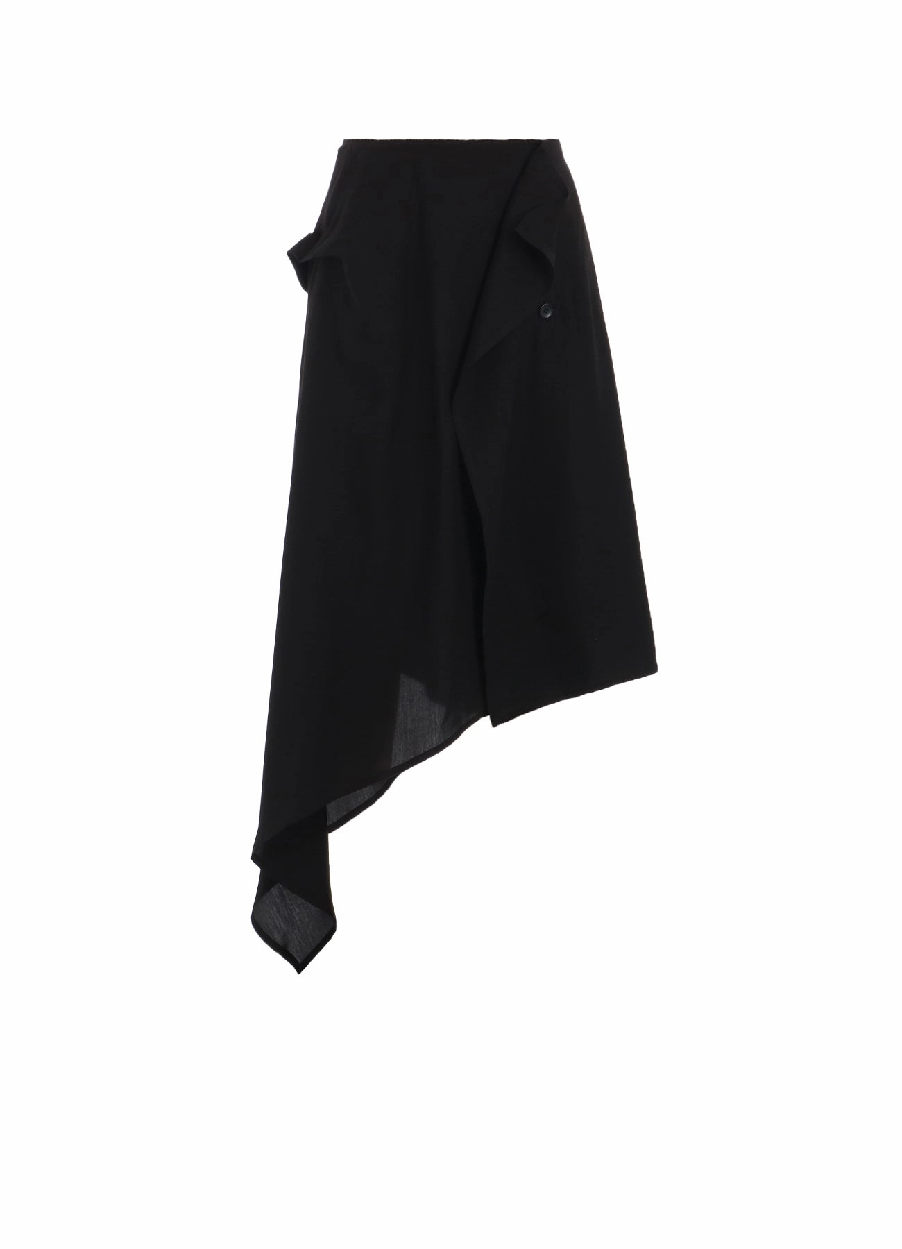 Belted-Style POPLIN WRAP SKIRT