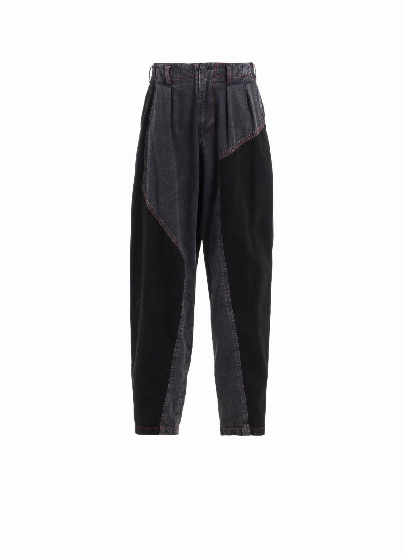 POWDER BLEACH PANELED PANTS Sporty Cut