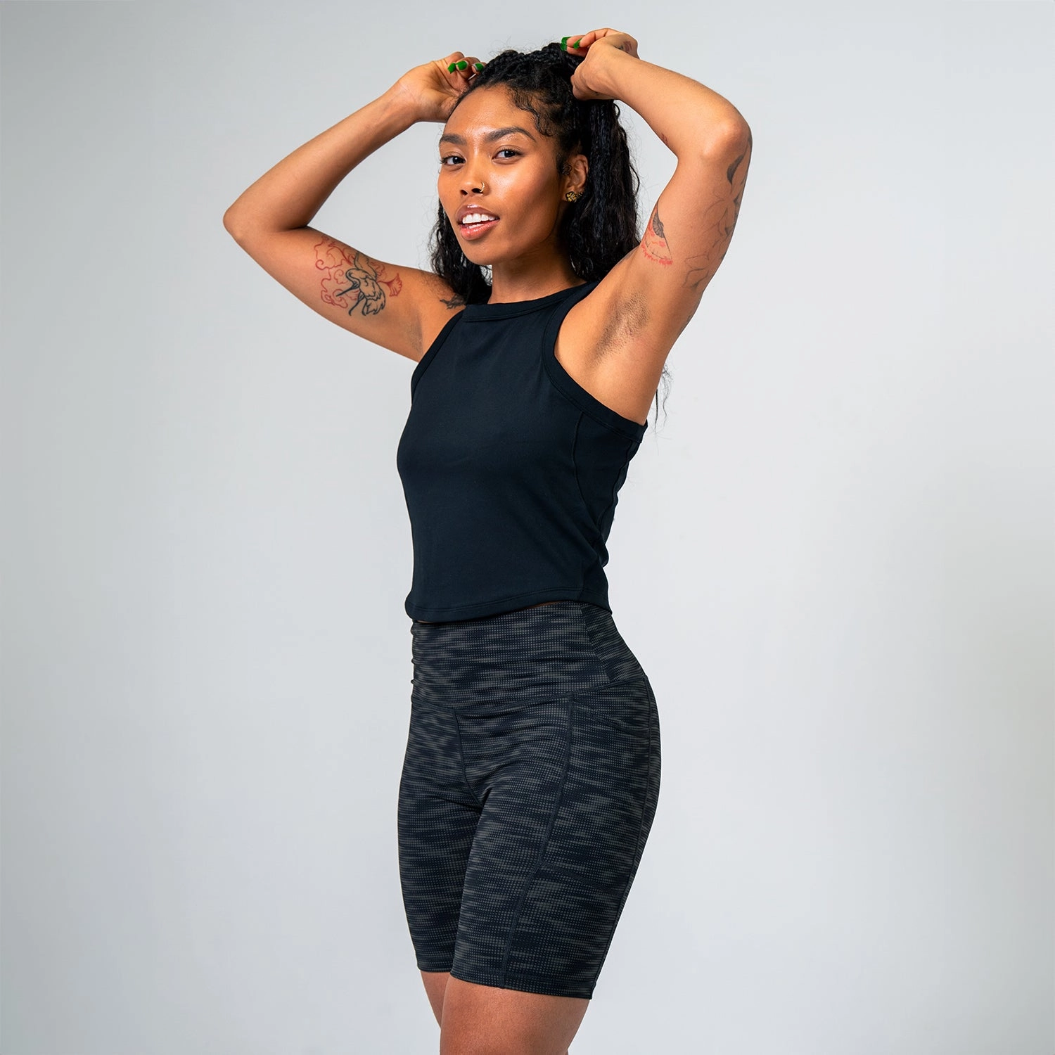 basketball clothing Nylon shorts Power HW Pocket Bike Short - Womens