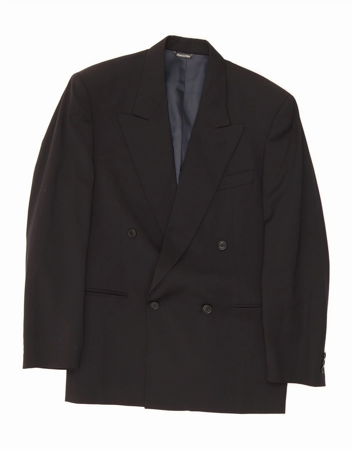 Classic Layer Trendy Appearance MICHELE D'AMBRA Mens Blazer Jacket IT 46 Small Black Classic