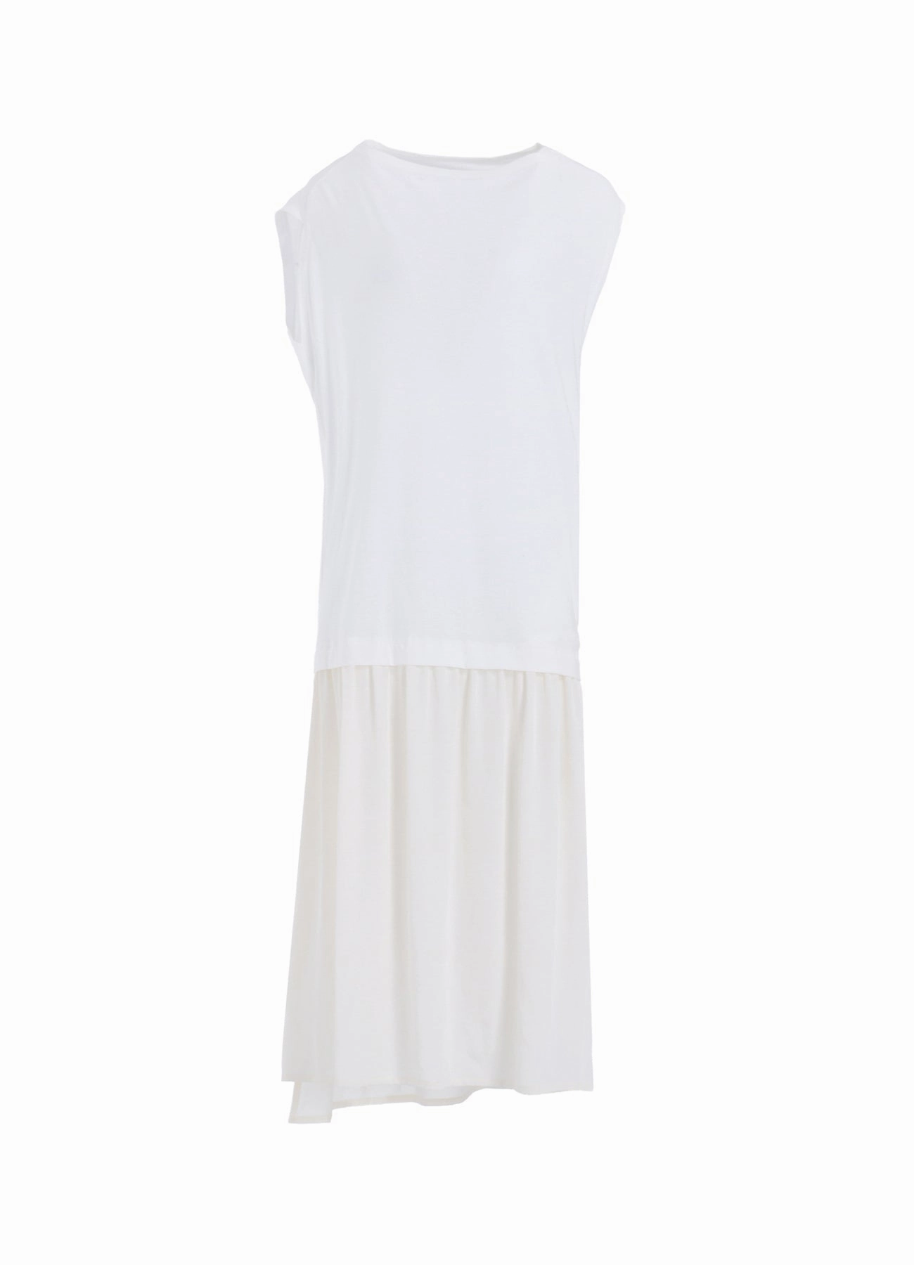 CREPE de CHINE CLOTH FRENCH SLEEVE DRESS Cozy Balance Feminine Movement