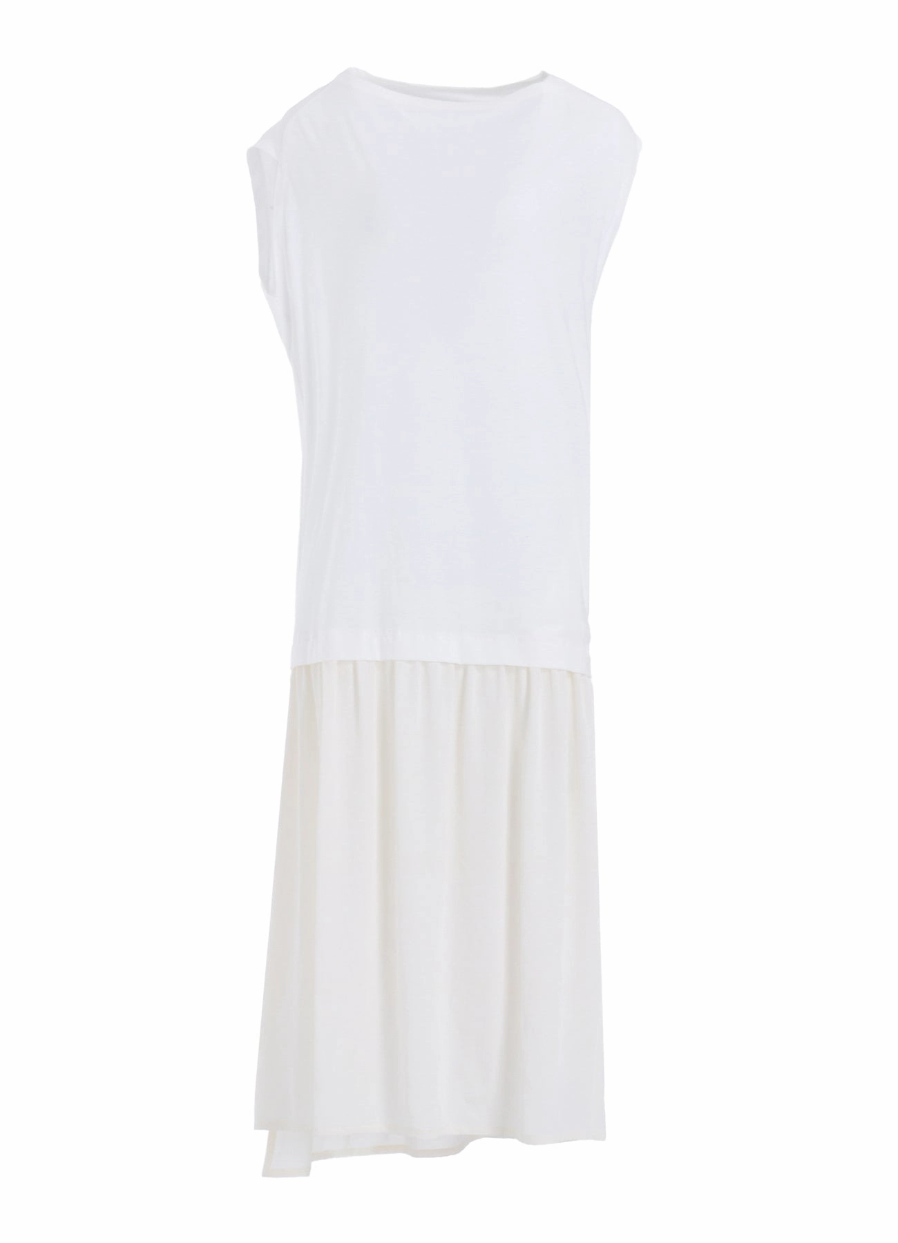 Joyful Look Versatile and Comfortable CREPE de CHINE CLOTH FRENCH SLEEVE DRESS