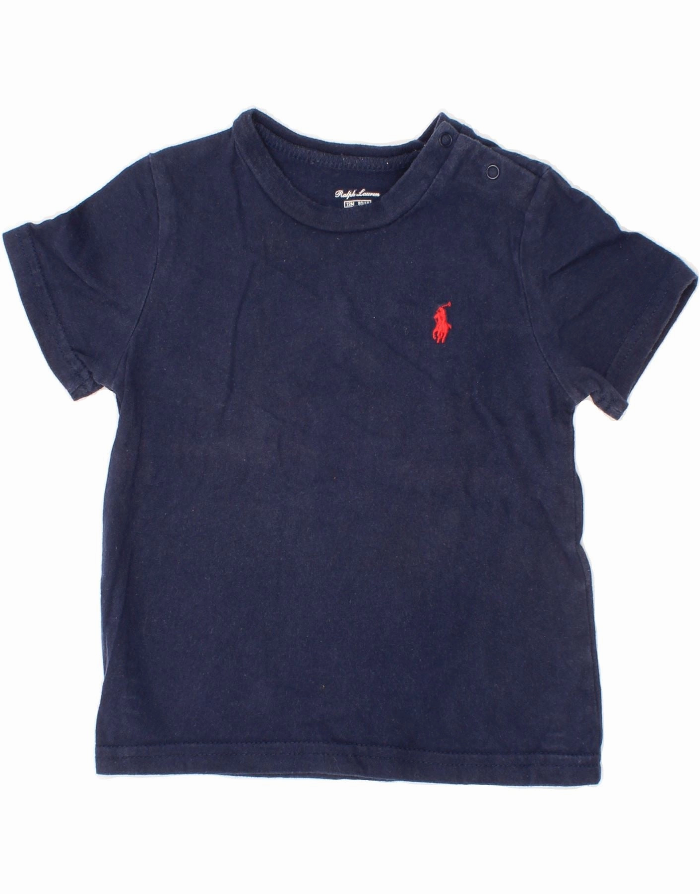Durable Material Eco Friendly Production RALPH LAUREN Baby Boys T-Shirt Top 9-12 Months Navy Blue
