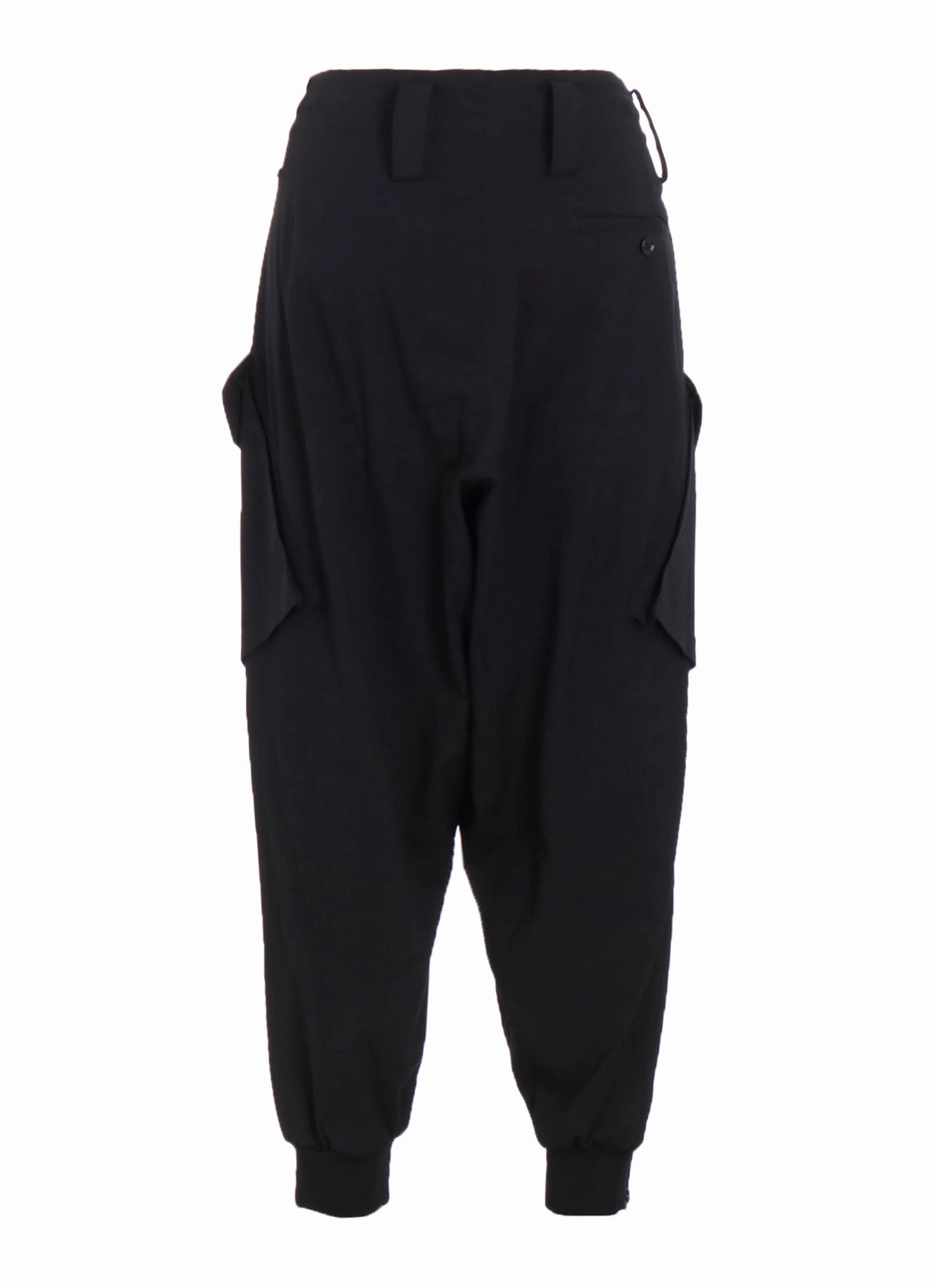 WOOL BREND TWILL RIB HEM PANTS Multi Use Comfortable Wear