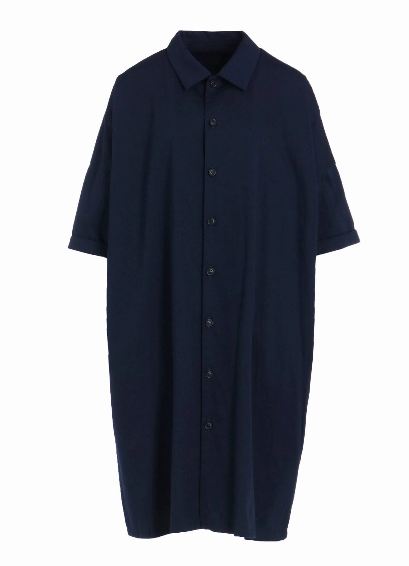 Classic Style [Y's BORN PRODUCT] COTTON TWILL HALF SLEEVE DRESS