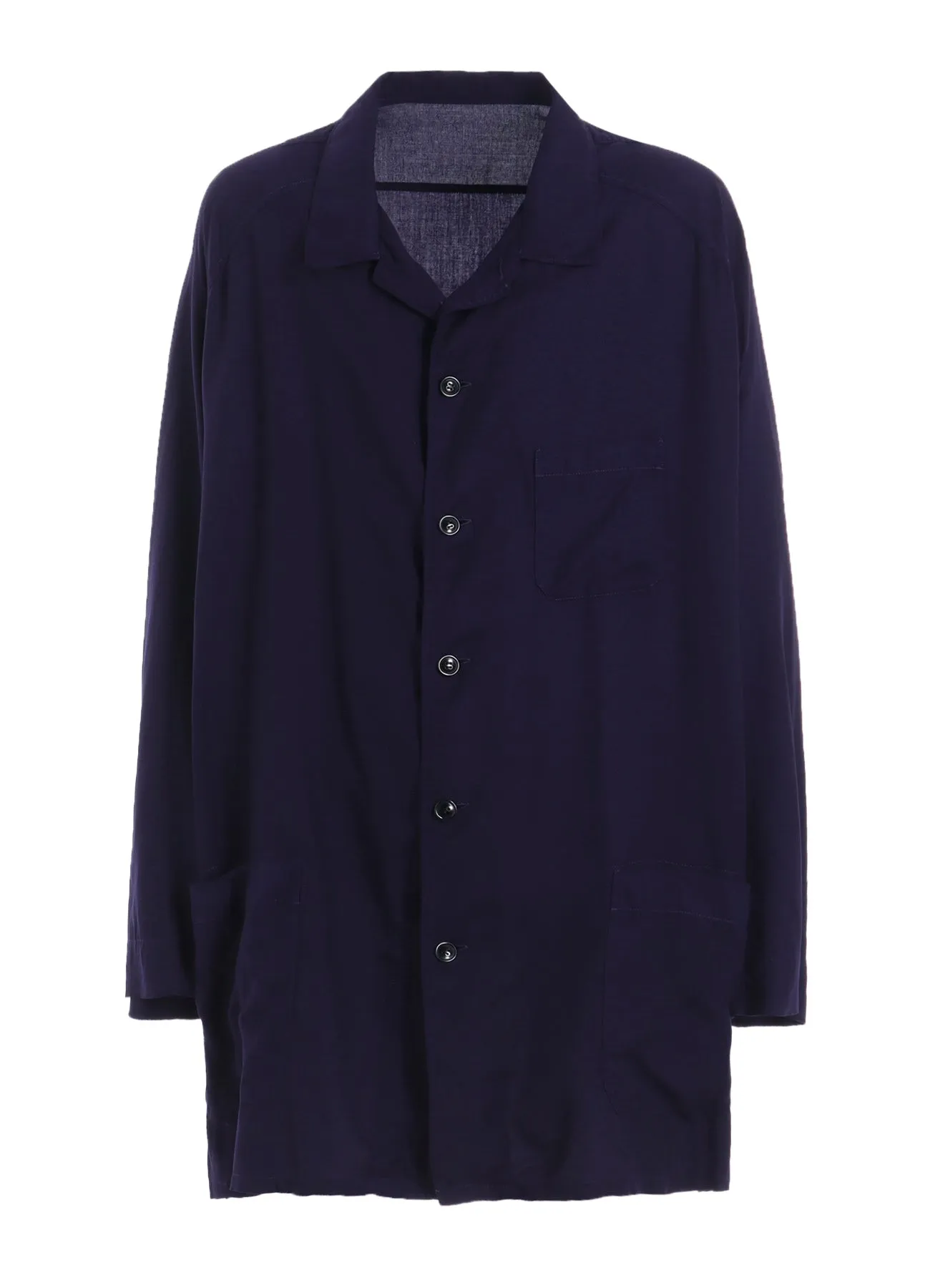 Team Building Layered Design CELLULOSE VIYELLA SHIRT WITH OPEN COLLOR SHIRT