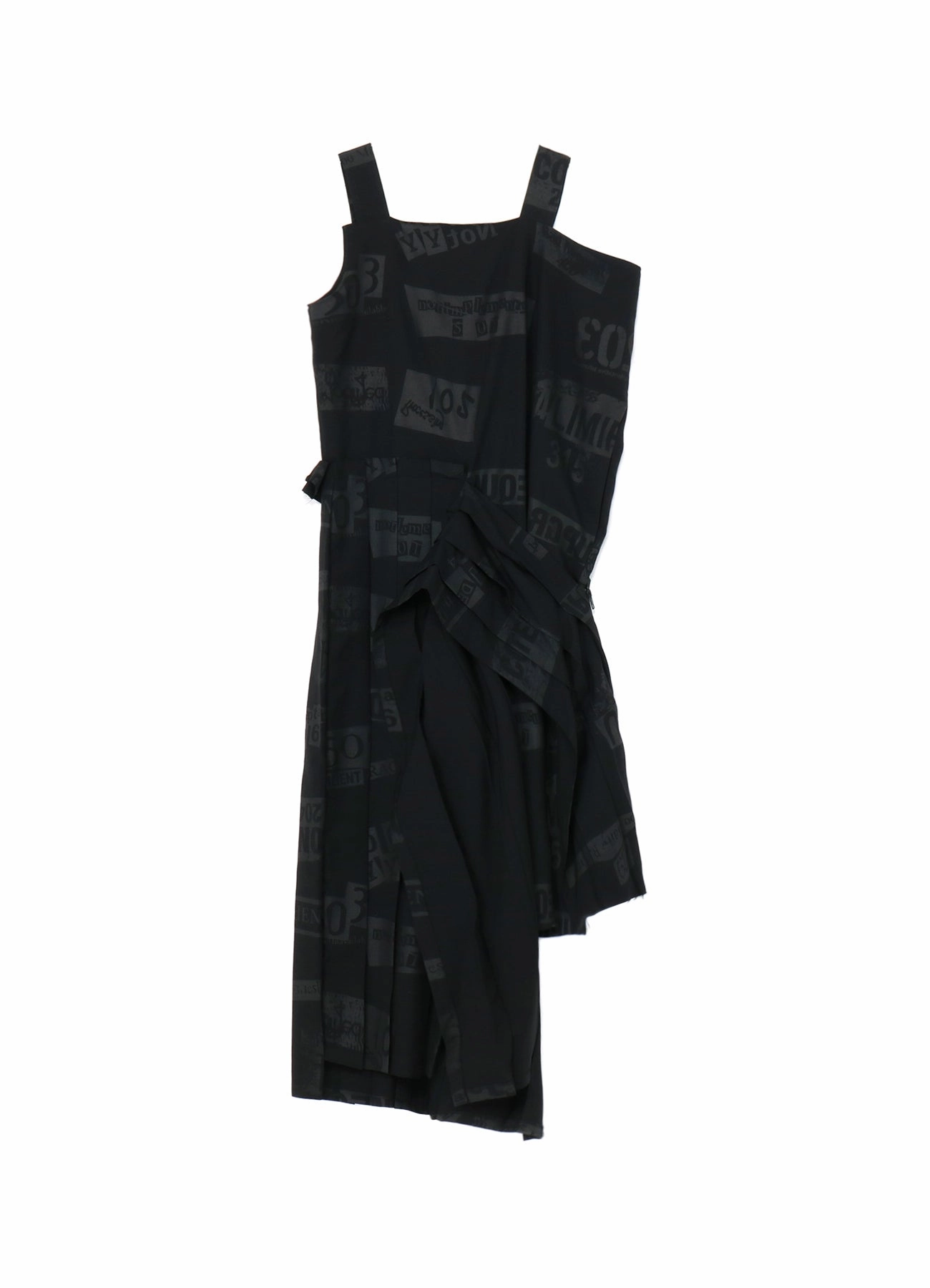 Easy Comfort Look PRINTED SERGE DRESS WITH PLEATED SKIRT