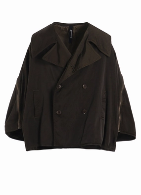 PRODUCT DYED NYLON TEILL POLYESTER TAFTA SHORT LENGTH BIG SLEEVE DOUBLE COAT Reflective Safety Accents Easy Care Machine Washable