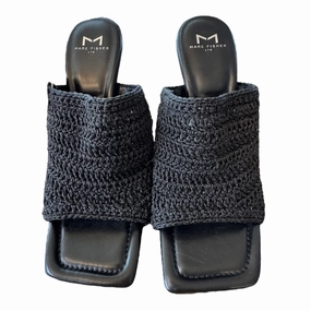 Sandals Heels Stiletto By Marc Fisher In Black, Size:9 Flexible Outdoor Footwear Supportive Fit