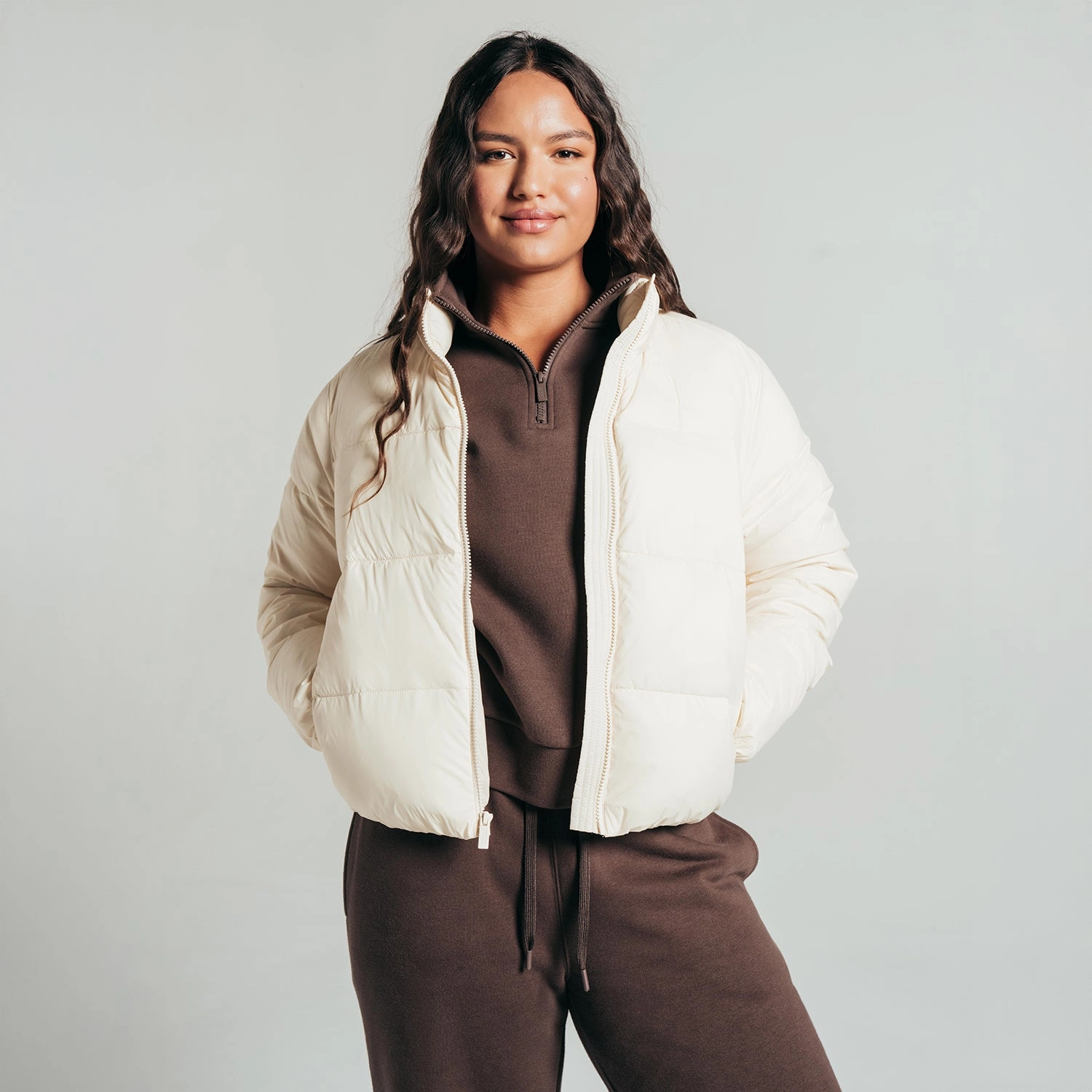 Eco - friendly Non Restrictive Mobility Puffer Jacket - Womens