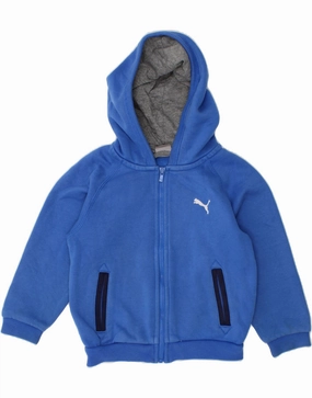 Work Friendly PUMA Baby Boys Zip Hoodie Sweater 18-24 Months Blue Cotton