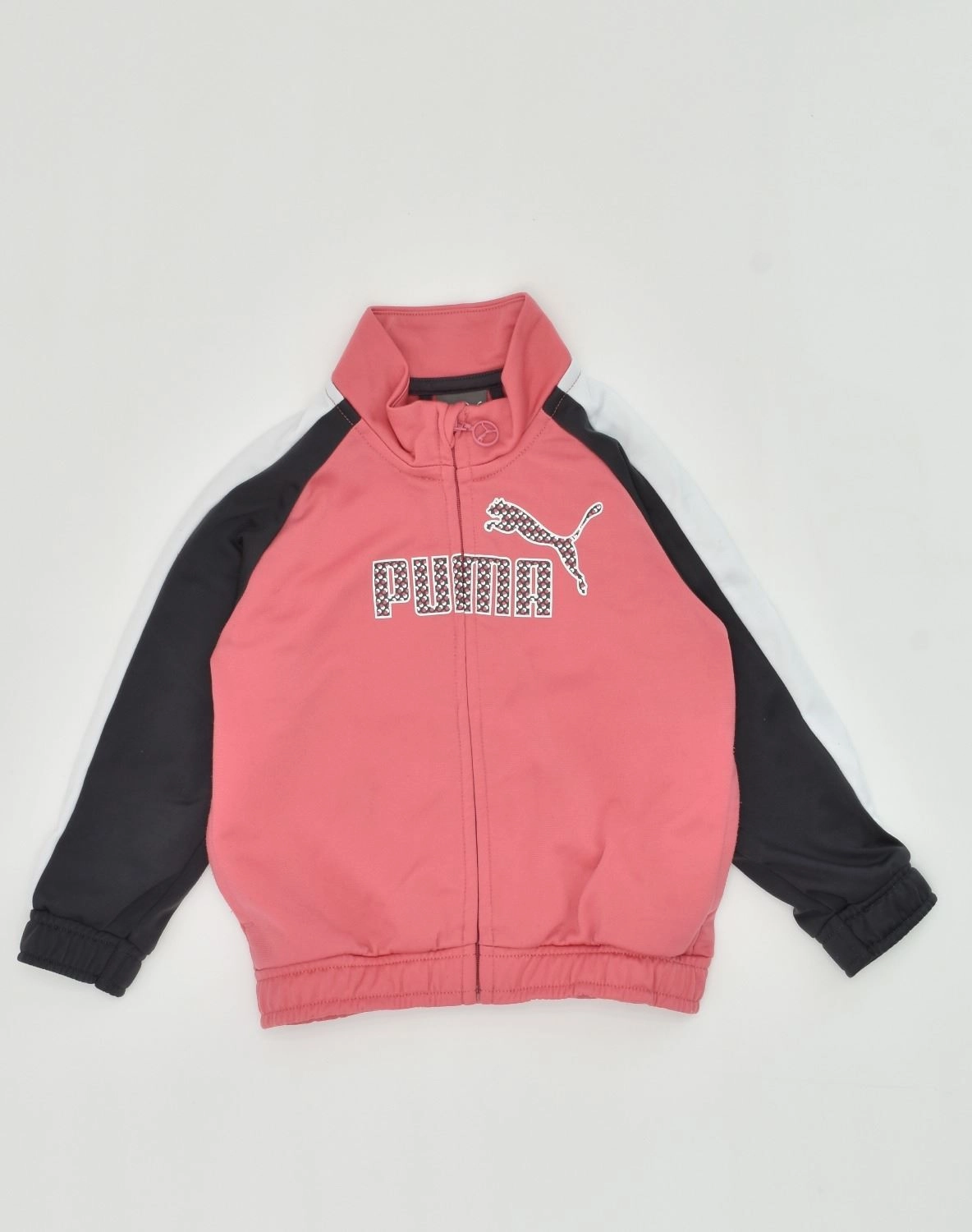 Multi purpose design Classic Warmth PUMA Baby Girls Graphic Cardigan Sweater 9-12 Months Pink Colourblock