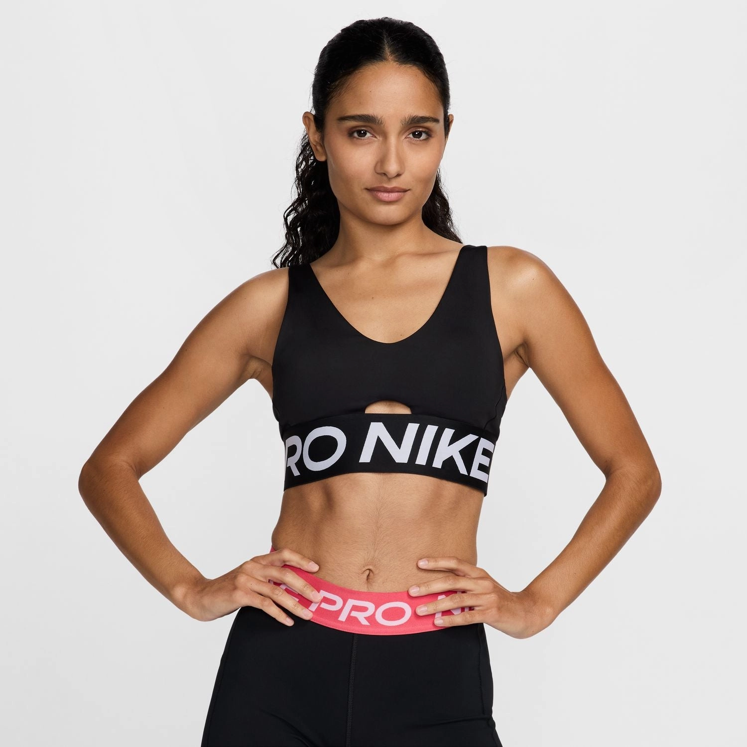 Quick Dry Fabric Nike Pro Indy Plunge Bra - Womens