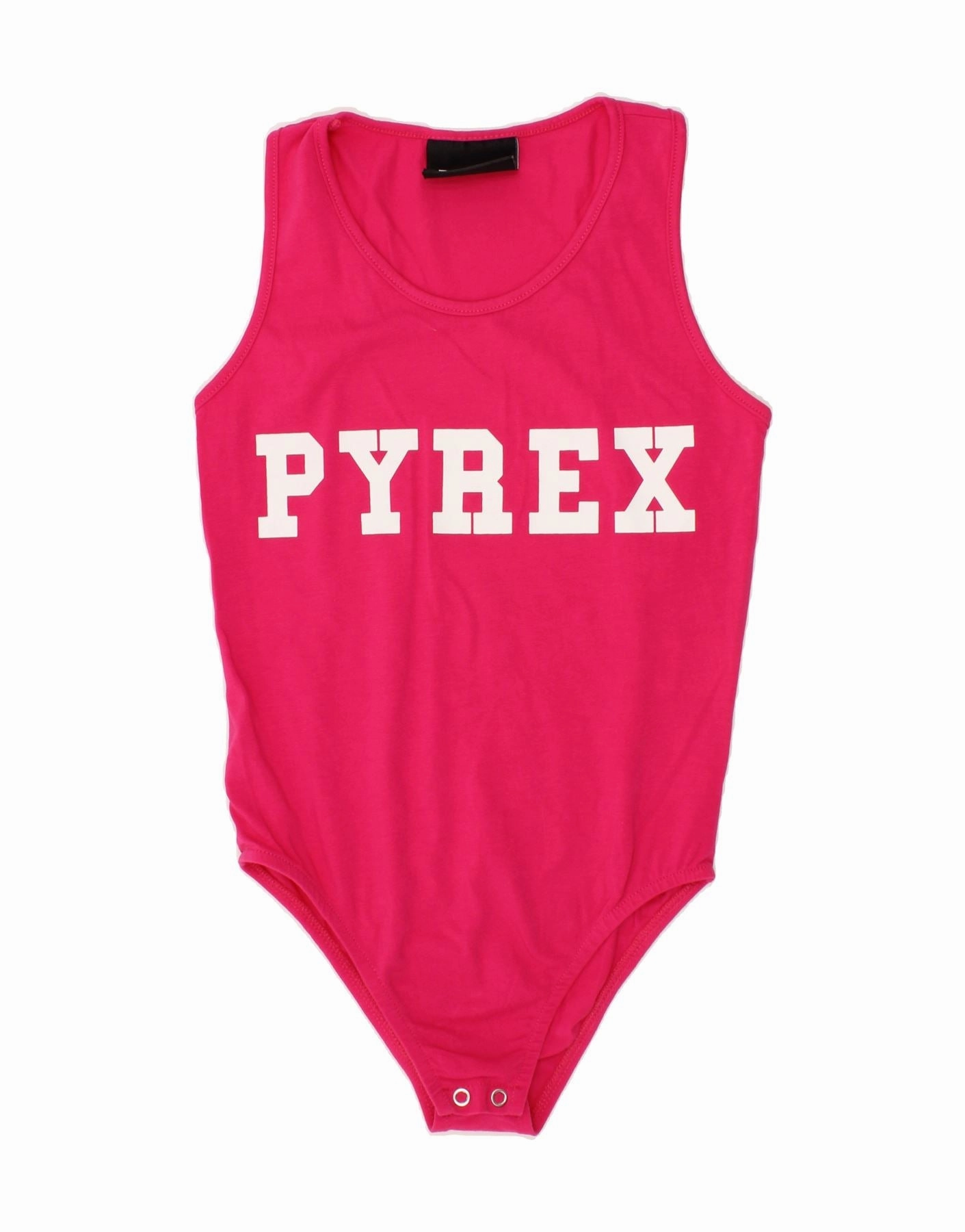 Sporty Elegant PYREX Baby Girls Graphic Bodysuit 9-12 Months Large Pink Cotton