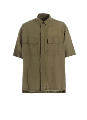 Gym Companion garden party COTTON/CELLULOSE BROAD FLAP POCKETS OVERSIZED SHORT-SLEEVE SHIRT