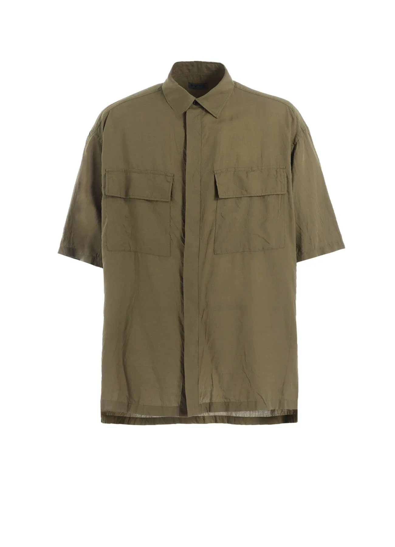 Gym Companion garden party COTTON/CELLULOSE BROAD FLAP POCKETS OVERSIZED SHORT-SLEEVE SHIRT