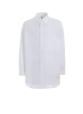 hypoallergenic material COTTON BROADCLOTH DOUBLE COLLAR SHIRT