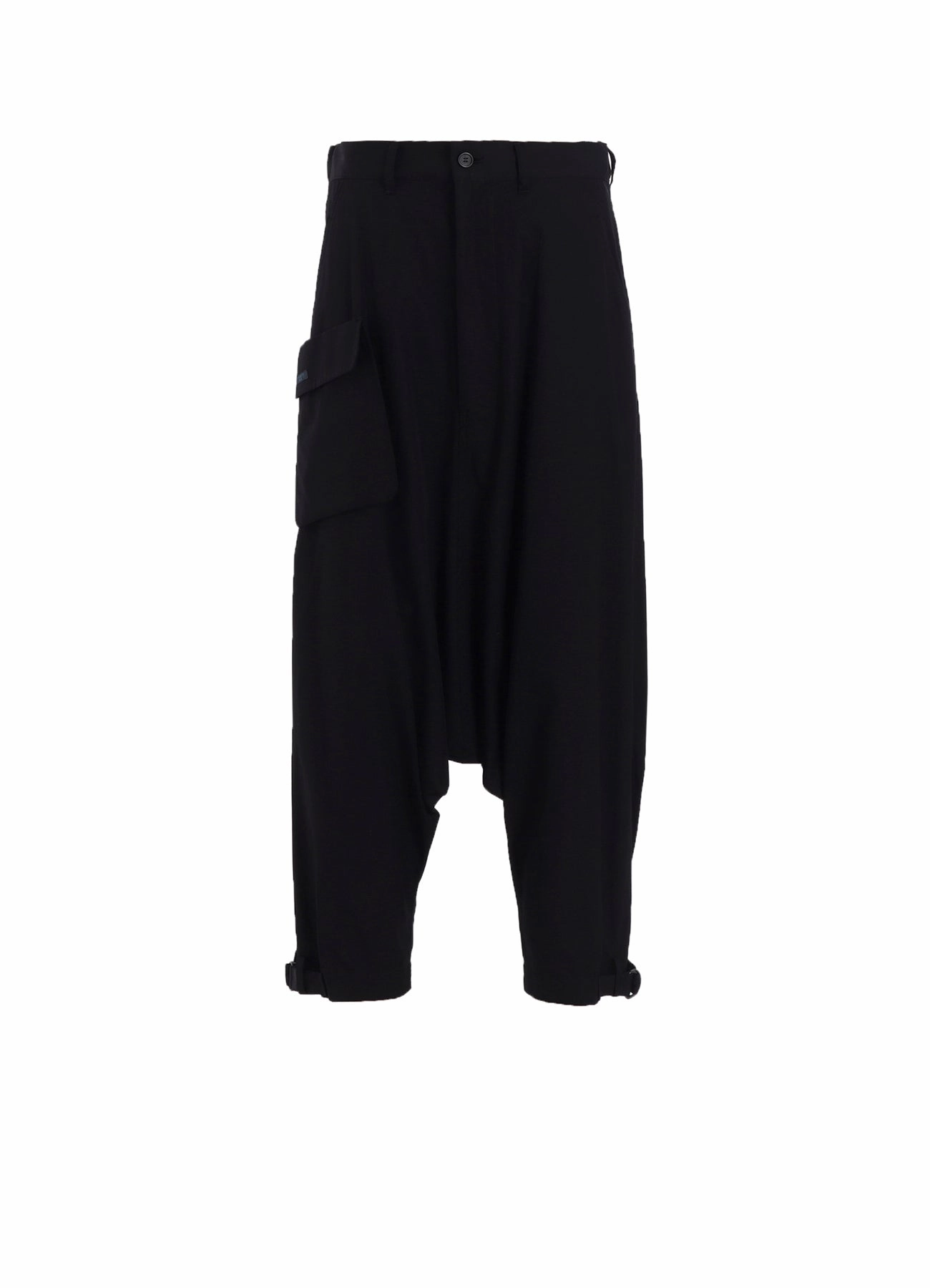 BROAD R-HEM BELTED SAROUEL PANTS Wrinkle-Resistant Reflective Trim