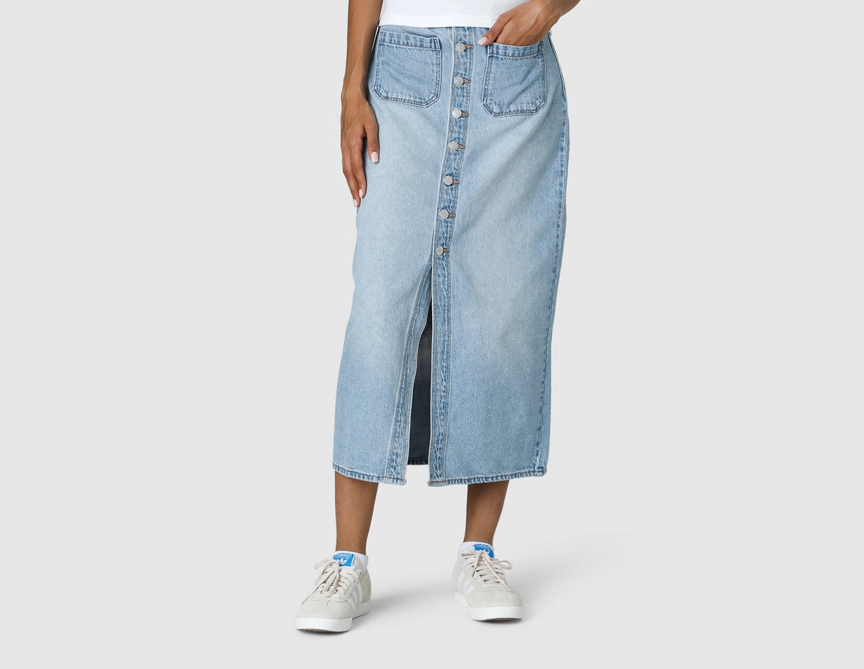 Rolla's Sailor Skirt / Lyocell Blue stain resistant coating Quick Wash