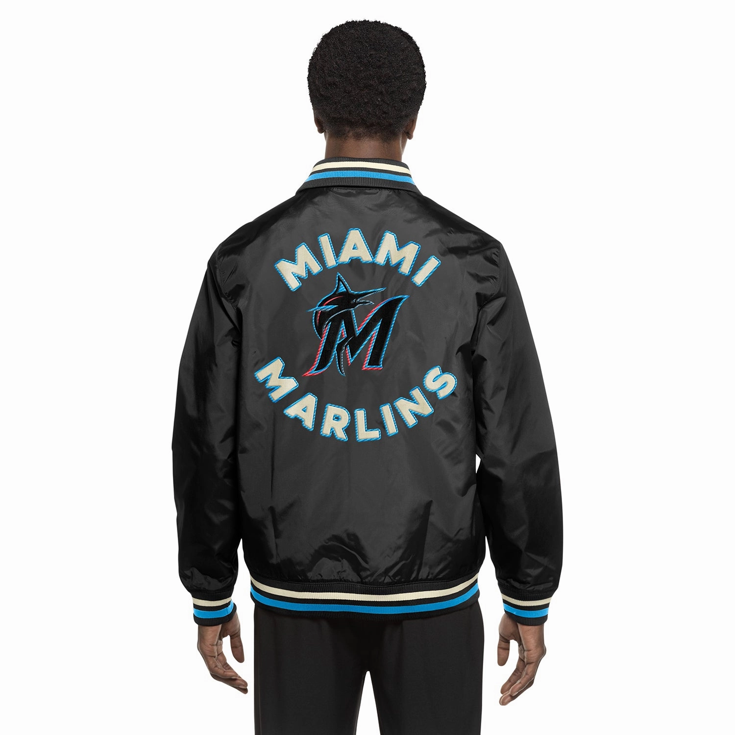 Marlins Snap Front Jacket - Mens Checkered