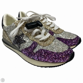 Shoes Sneakers By Vintage Havana In Purple & Silver, Size: 7.5 cushioned - footbed - material - plushness shoes Motion Control Arch