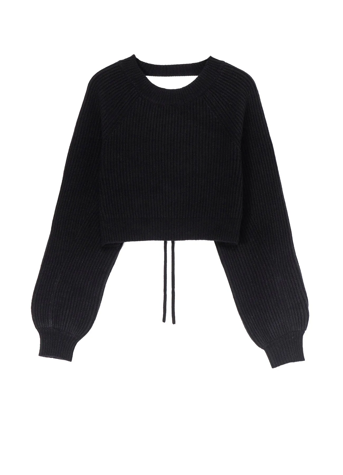 SUPREME B R-BACKLESS CROPPED TOP Hooded Knit Variation Anti Static Finish