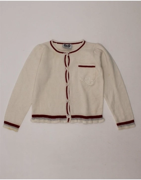 Cozy Finish LowMaintenance Fabric DOLCE & GABBANA Baby Girls Cardigan Sweater 6-9 Months Off White