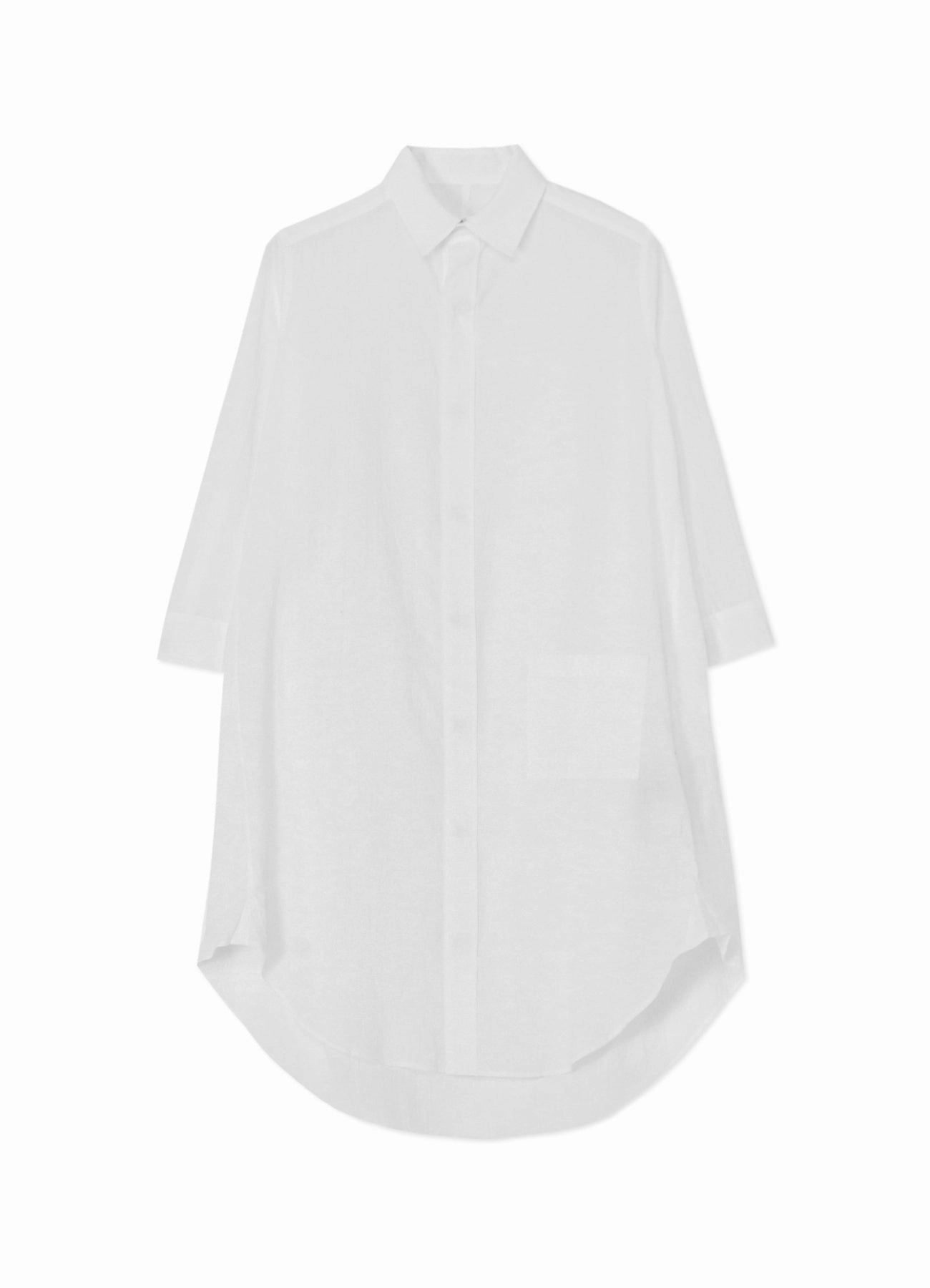 SINGLE POCKET SHIRT DRESS Quick Drying Delicate Tone