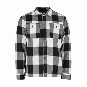 Quilted Lined Flannel Shirt Jacket - Mens Generosity Reward