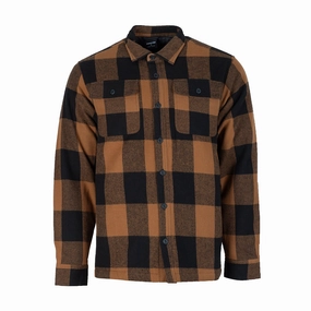 Quilted Lined Flannel Shirt Jacket - Mens Quick Dry Fabric Demonstrate