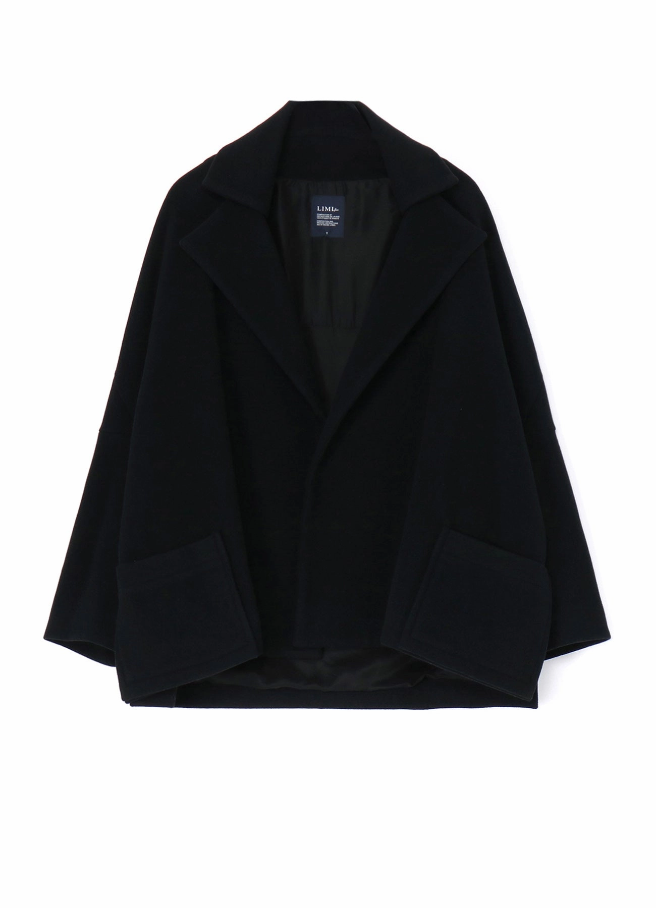 Low Profile Collar Long Lasting Shape Retention WOOL MOSSER SHOULDER PAD COAT