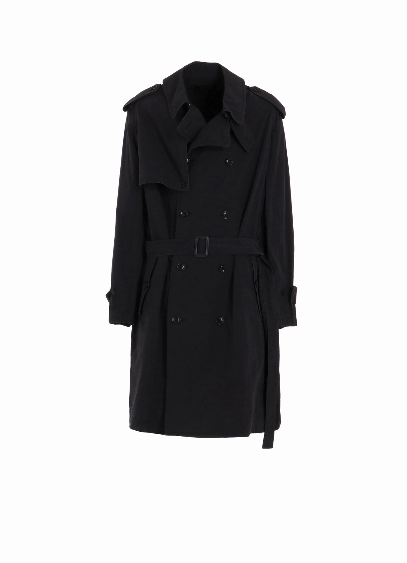 BRUSHED WASHER FINISH BROAD TRENCH COAT Quick Dry Technology