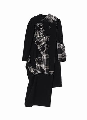 Non Iron Fabric Tech R-SIDE DREPE DETAIL COAT