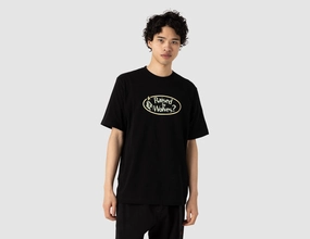 Relaxed Look Lightweight Feel Raised By Wolves Match T-Shirt / Black