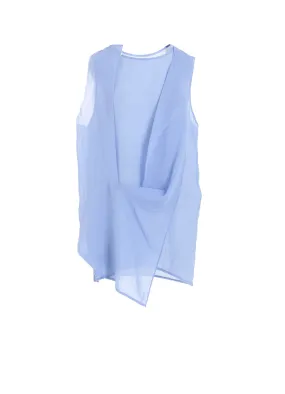 Chic Look RAMIE LAWN DOUBLE FRONT DRAPE SHIRT