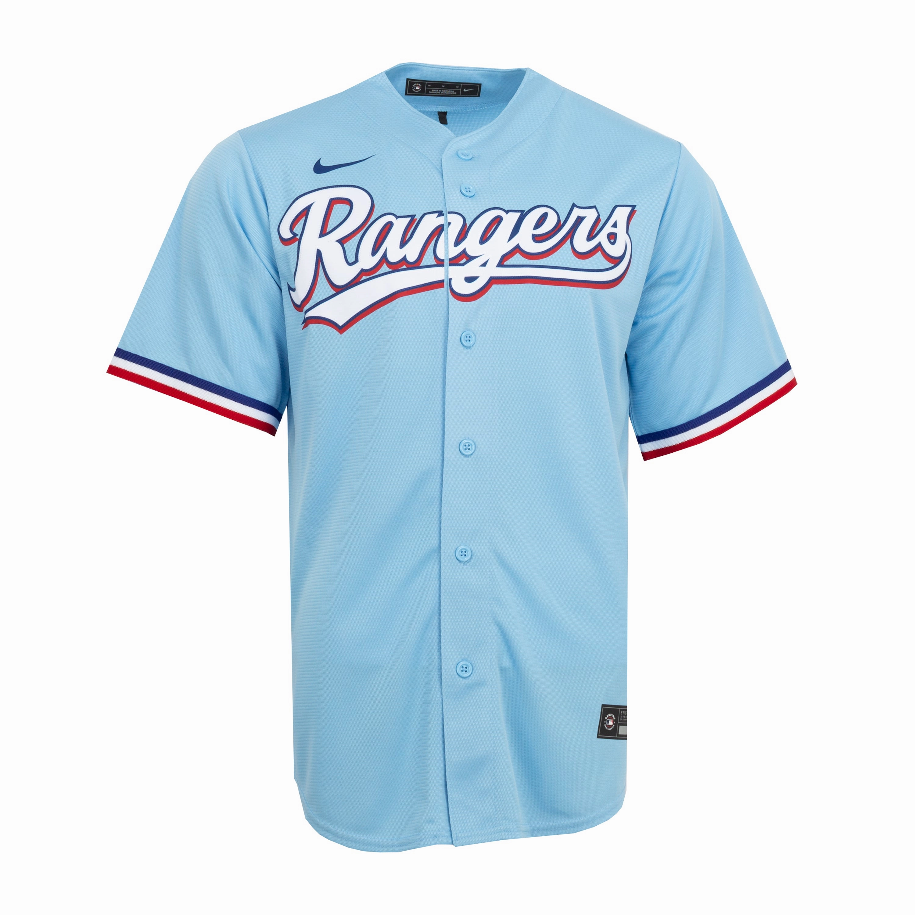Holiday Wear Longline Hemline Rangers Nike Replica Alt Jersey - Mens