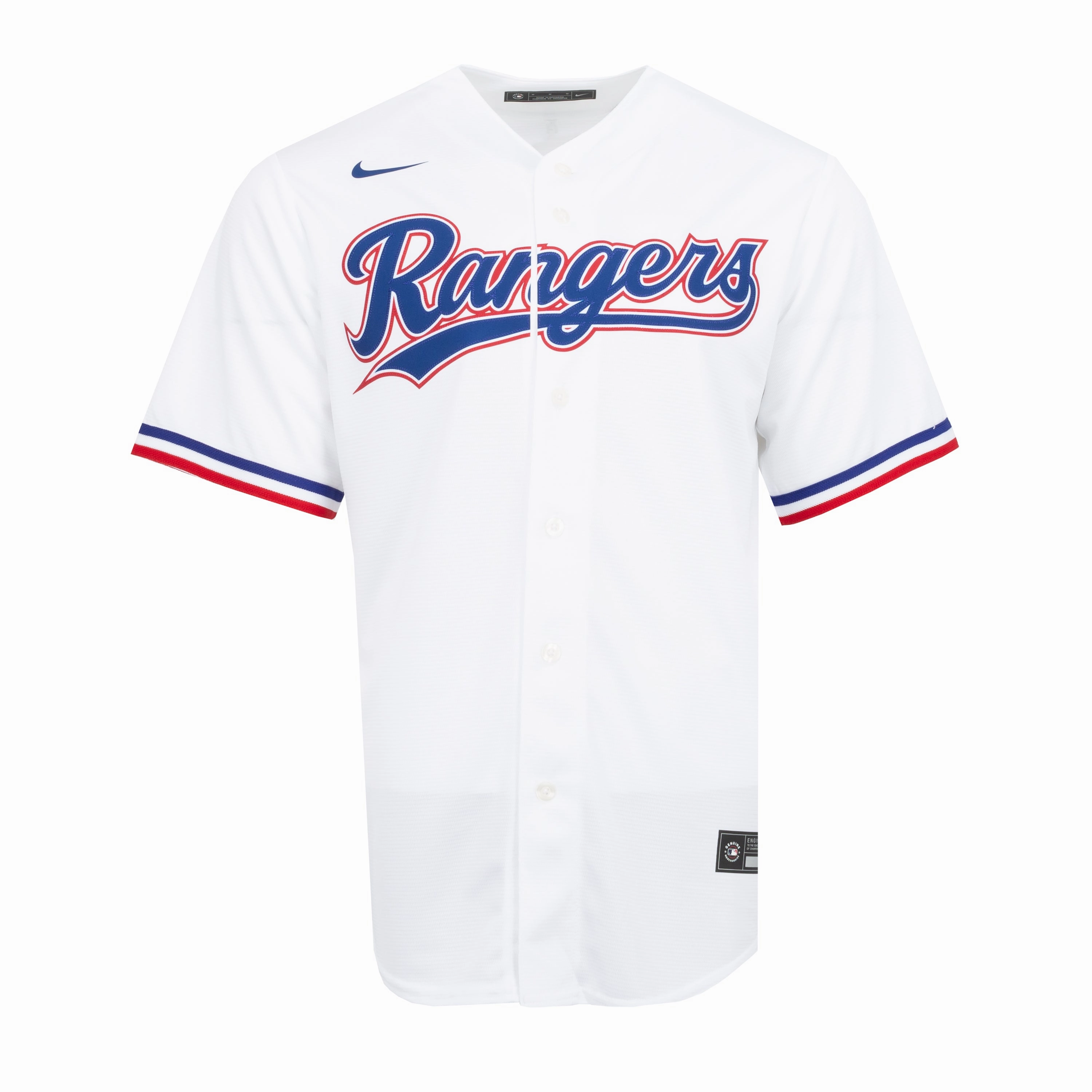 Relaxed Armhole Cut Rangers Nike Replica Home Jersey - Mens