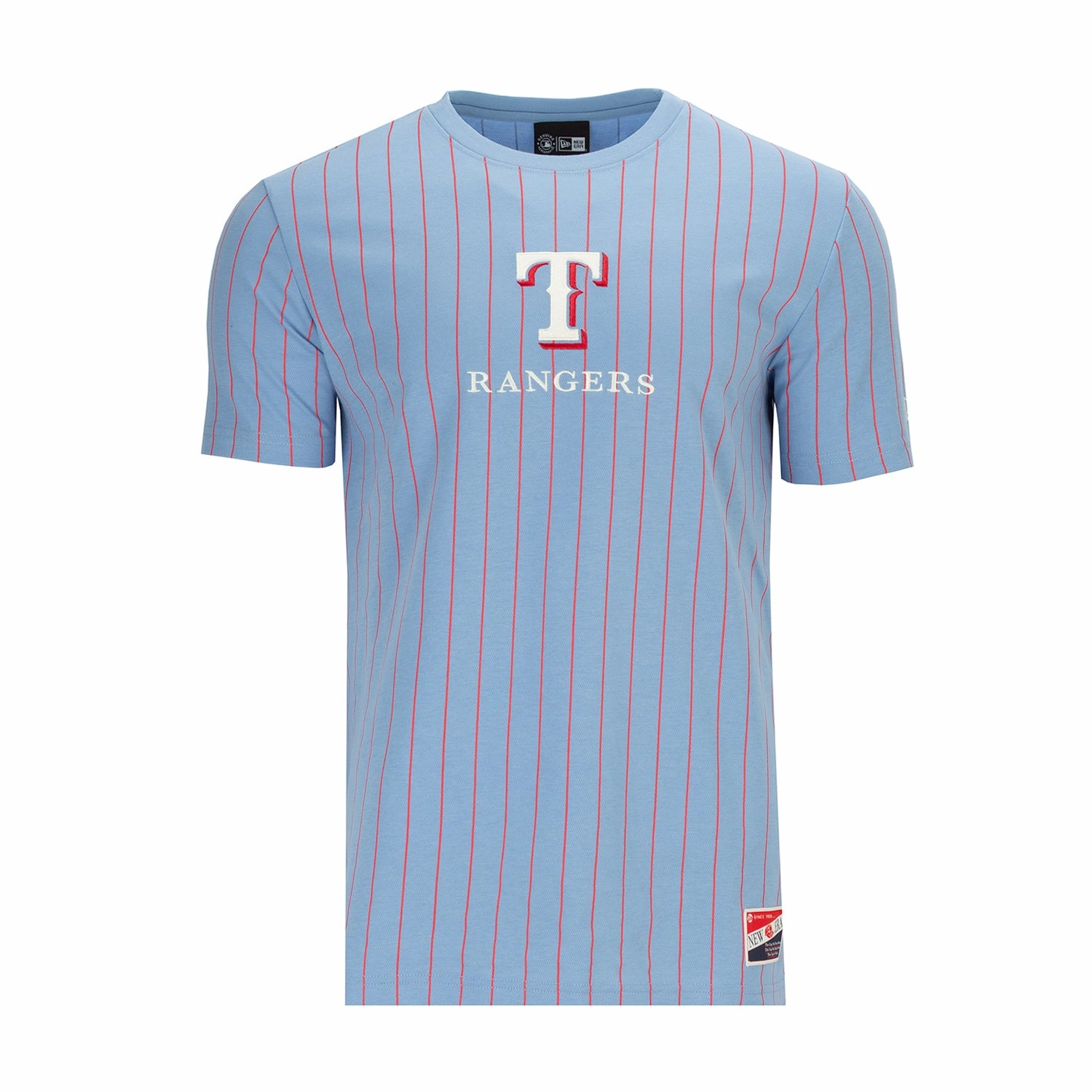 Rangers Team Logo Pinstripe Tee - Mens Outdoor Trend