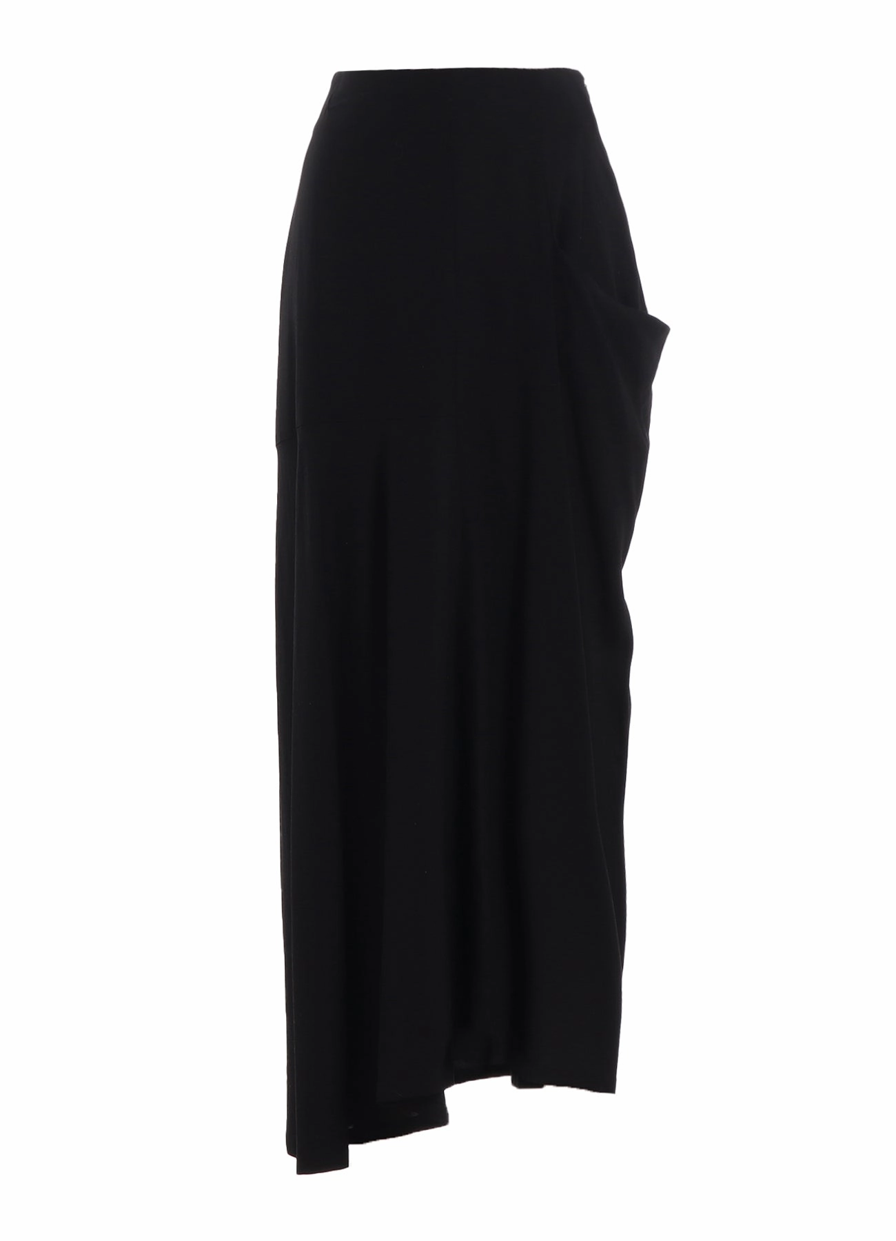 RAYON/CAMBRIC LEFT CLOTH SKIRT Light Shape Anytime Wear