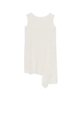 RAYON BROAD LEFT FRONT SLIT BLOUSE Cuffed hem Hooded Option