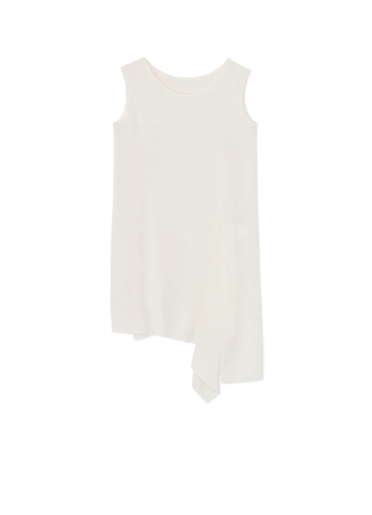 RAYON BROAD LEFT FRONT SLIT BLOUSE Cuffed hem Hooded Option