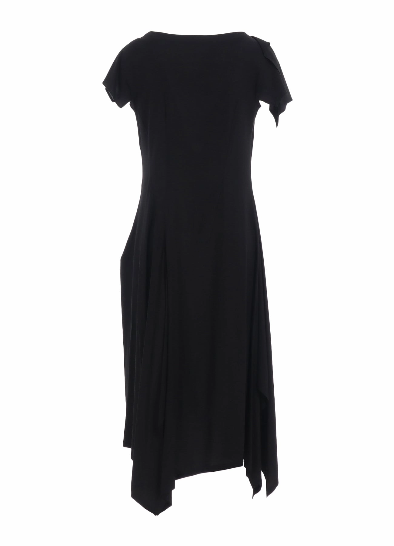 RAYON CAMBRIC HANDKERCHIEF HEM DRESS Fashion Layers Contemporary Fit