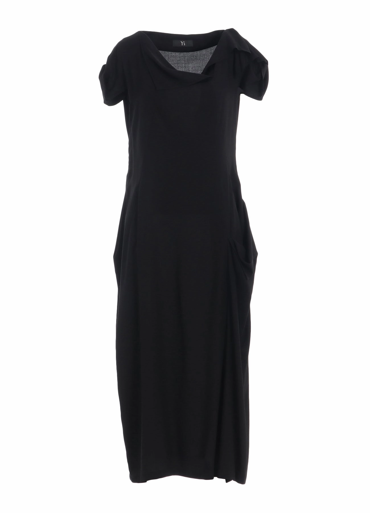 Stylish Choice Airy Drape RAYON CAMBRIC SQUARE NECK DRESS