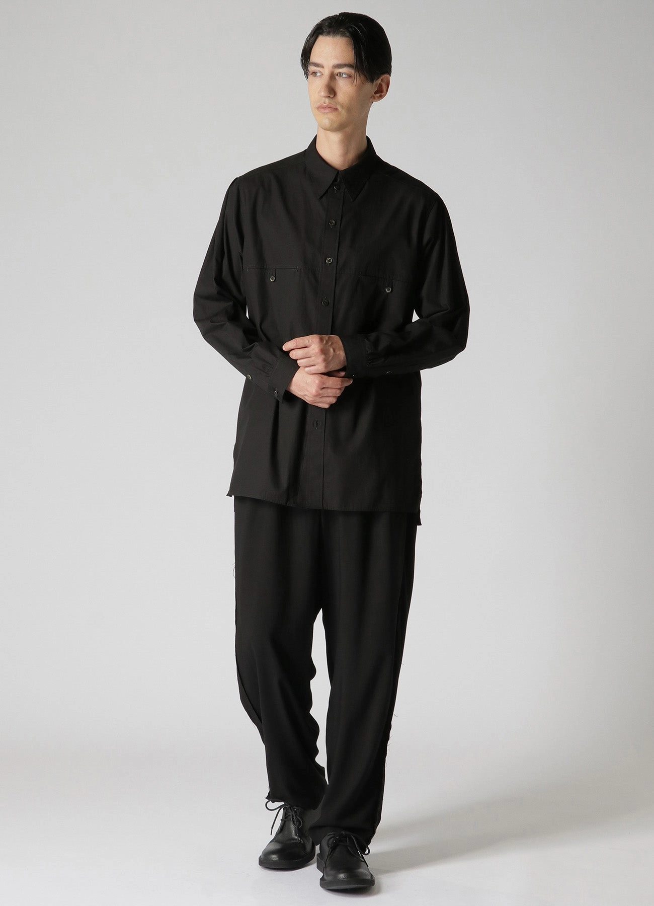 RAYON CAMBRIC SUSPENDER PANTS WITH SIDE DECORATIVE CLOTH Fashion Fit Stretchy Material